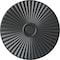 Ekena Millwork Shakuras Ceiling Medallion (For Canopies up to 5 1/2"), Hand-Painted Pewter, 29 1/2"OD x 2"P CM30SHPES - alternate 1